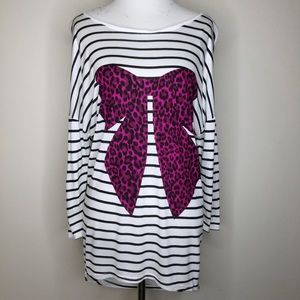 H&M Divided Striped Shirt Size 2